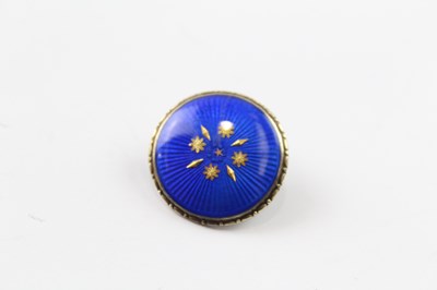 Lot 243 - TWO OF STERLING SILVER NILS ERIK ELVIK BROOCHES, ENAMEL (2)