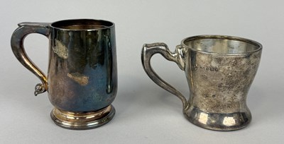Lot 261 - TWO SILVER CHRISTENING CUPS