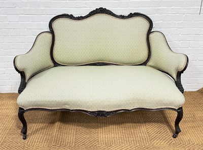 Lot 1024 - A 19TH CENTURY FRENCH SOFA