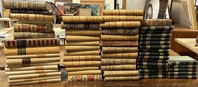 Lot 1237 - A LARGE COLLECTION OF DECORATIVE BINDINGS TO INCLUDE GERMAN BOOKS (QTY)