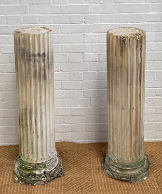 Lot 1057 - A PAIR OF CLASSICAL COLUMNS