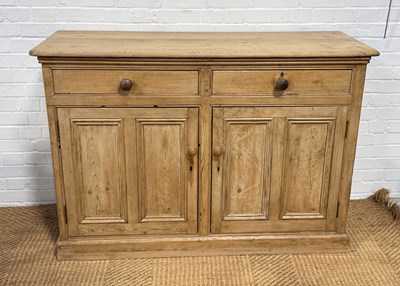 Lot 1050 - A PINE DRESSER BASE