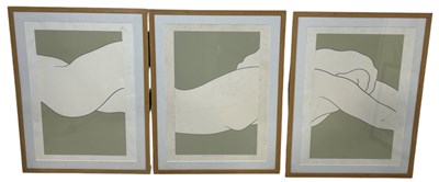 Lot 931 - SHEILA OLIVIER: TRIPTYCH PRINTS 'ALL OF ME, WHY NOT TAKE ALL OF ME'