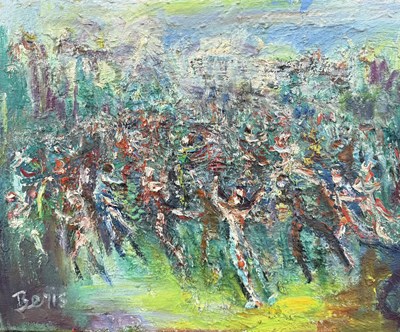 Lot 902 - 20TH CENTURY SCHOOL, AN OIL PAINTING ON CANVAS