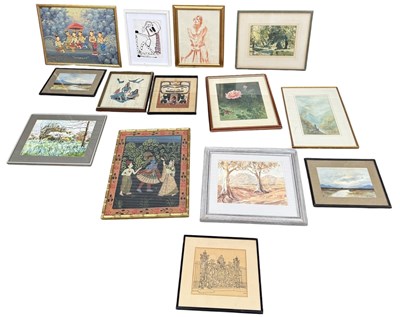 Lot 893 - A COLLECTION OF PAINTINGS