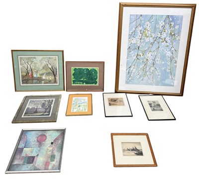 Lot 894 - A LARGE COLLECTION OF PRINTS TO INCLUDE ETCHINGS, ELLEN BRADLEY, DIANE ELSON