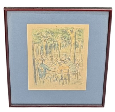Lot 876 - AN IMPRESSIONIST DRAWING ON PAPER