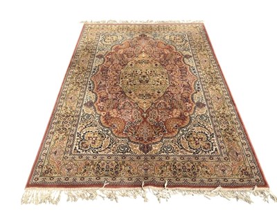 Lot 1228 - A PERSIAN DESIGN CARPET