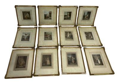 Lot 936 - EDWARD STODART: A GROUP OF TWELVE MEZZOTINTS DEPICTING VARIOUS SCENES (12)