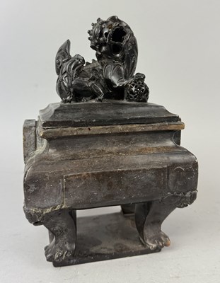 Lot 229 - A CHINESE STONE CENSER