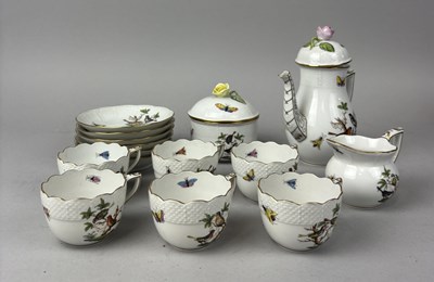 Lot 1155 - A HEREND PORCELAIN COFFEE SET IN ORIGINAL BOX