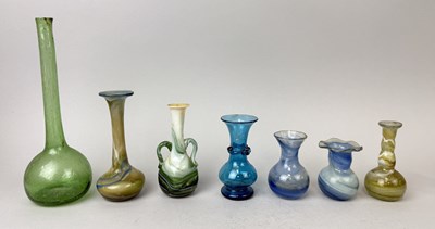 Lot 153 - A COLLECTION OF ISLAMIC GLASSWARE, POSSIBLY EGYPT, TURKEY OR SYRIA (7)