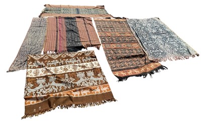 Lot 160 - SIX EASTERN INDONESIAN IKAT AND RELATED TEXTILES, INDONESIA, EARLY 20TH CENTURY (6)