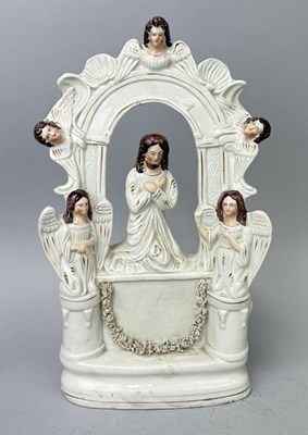 Lot 474 - STAFFORDSHIRE, JESUS PRAYING IN GETHSEMANE, CIRCA 1870'S