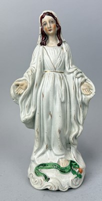 Lot 492 - STAFFORDSHIRE, MARY AND THE SERPENT, CIRCA 1860'S
