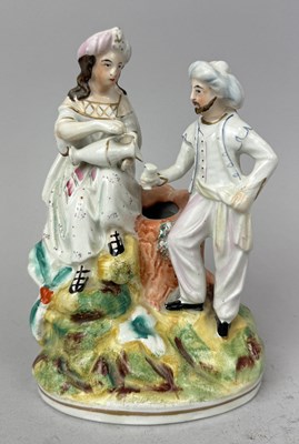 Lot 508 - STAFFORDSHIRE, REBEKAH AND ABRAHAM'S SERVANT