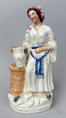 Lot 511 - STAFFORDSHIRE, REBEKAH WITH JUG AND WELL, CIRCA 1860'S