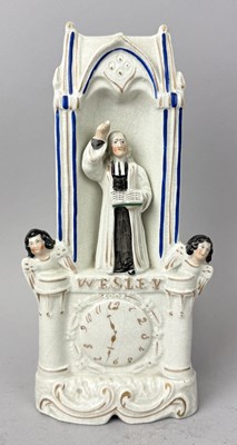 Lot 513 - STAFFORDSHIRE, WESLEY IN THE PULPIT