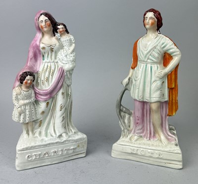 Lot 464 - STAFFORDSHIRE, HOPE AND CHARITY, CIRCA 1870'S