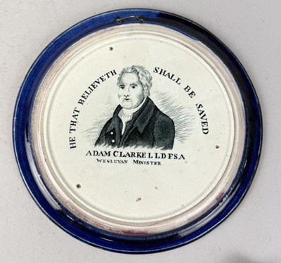 Lot 482 - STAFFORDSHIRE, ADAM CLARKE, PLAQUE, TYNESIDE, CIRCA 1830'S