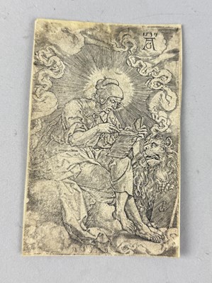 Lot 696 - GEORGE PENCZ AFTER DURER: AN ENGRAVING DATED 1539