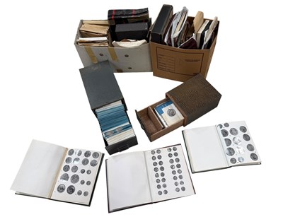 Lot 1215 - A LARGE COLLECTION OF BLACK AND WHITE PHOTOGRAPHS OF COINS AND MEDALS