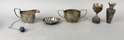 Lot 252 - A COLLECTION OF INDIAN SILVER
