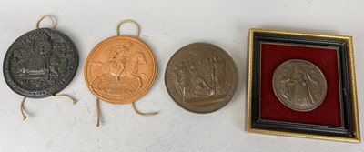 Lot 681 - A GROUP OF SEAL IMPRESSIONS TO INCUDE THE GREAT SEALS OF ELIZABETH I AND CHARLES II, HENRIETTA MARIA, AND GEORGE III