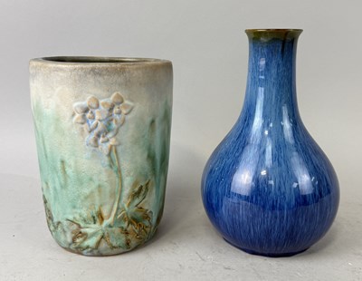 Lot 595 - A DENBY DANESBURY WARE VASE AND ANOTHER DENBY BOURNE VASE