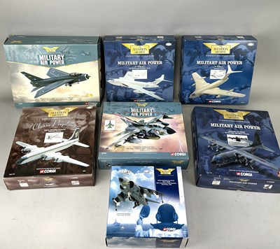 Lot 1218 - A COLLECTION OF MILITARY AVIATION MODELS
