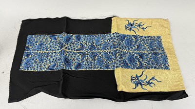 Lot 205A - A CHINESE LATE QING DYNASTY EMBROIDERY