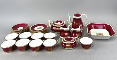 Lot 1179 - A COPELAND SPODE CLOTHWORKERS COMPANY CHINA TEA SET