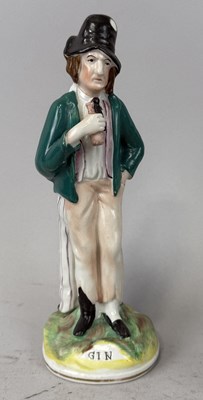 Lot 518 - STAFFORDSHIRE, GIN/WATER, CIRCA 1850S