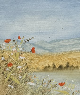 Lot 930 - S. SPENCE: AN OIL PAINTING ON LINEN PAPER