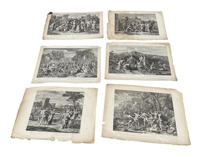 Lot 699 - A SET OF SIX ENGRAVINGS AFTER NICOLAS POUSSIN
