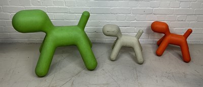 Lot 642 - EERO AARNIO: A SET OF THREE PUPPY'S FROM THE 'ME TOO' COLLECTION