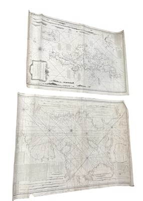 Lot 706 - LAURIE AND WHITTLE: TWO MAPS, HYDROLOGICAL SURVEY OF SHETLAND, AND OF NORTH AND ST GEORGE'S CHANNEL'S