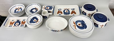 Lot 1166 - A COLLECTION OF RORSTRAND SWEDISH POLKA PATTERN CHINA DESIGNED BY MARIANNE WESTMAN