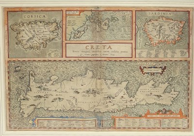 Lot 835 - ABRAHAM ORTELIUS: A MAP OF CRETE