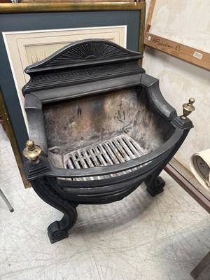 Lot 1070A - A REGENCY STYLE FIRE BASKET