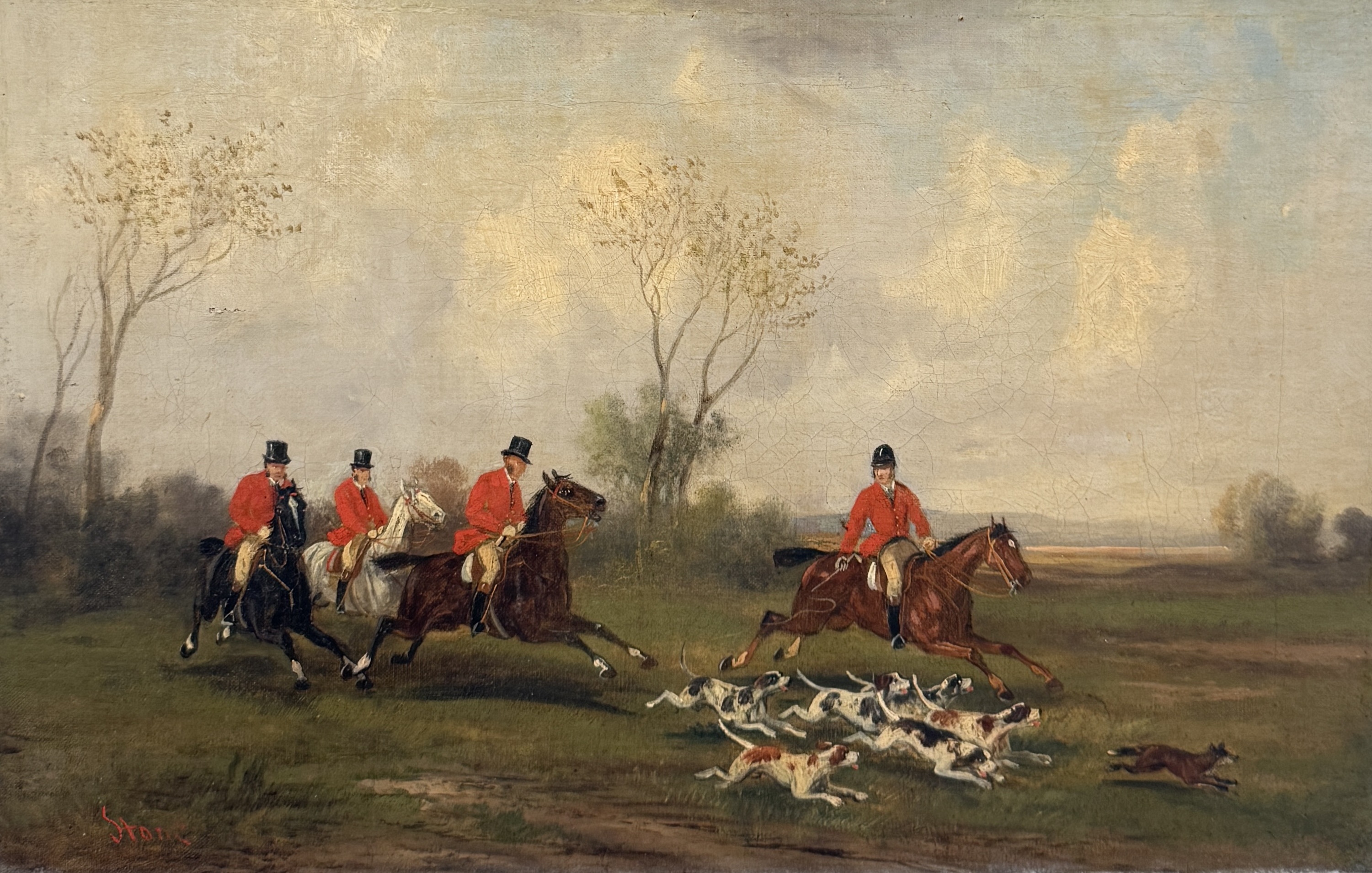 Lot 571 - RUDOLPH STONE (B.1838): AN OIL PAINTING ON