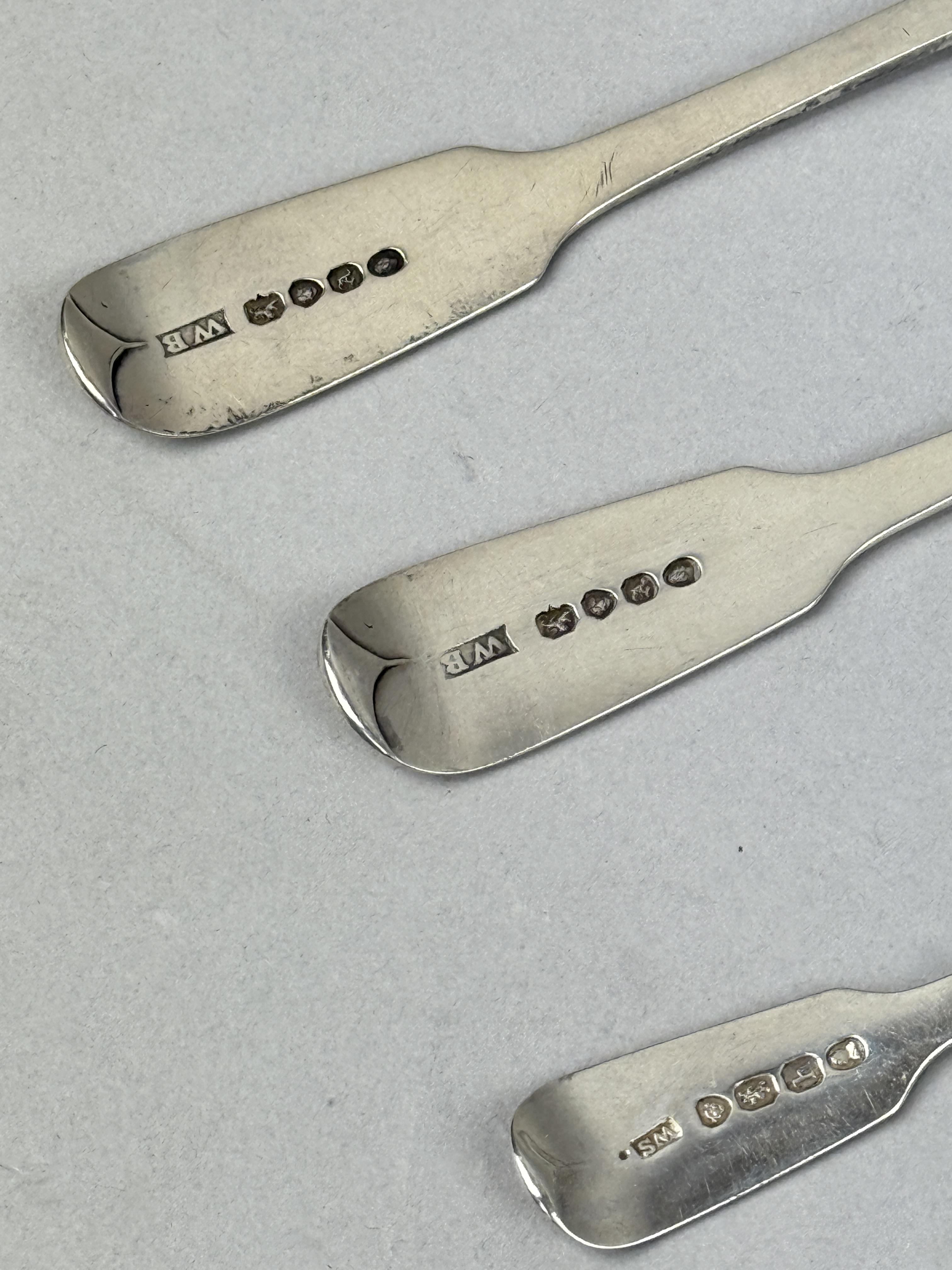 Lot 103 - SIX SILVER SPOONS