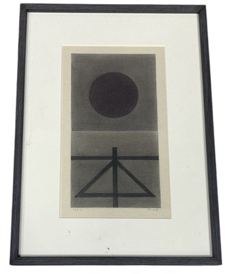 Lot 908 - A MID CENTURY ABSTRACT PRINT