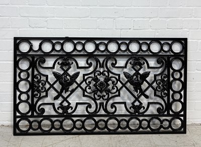 Lot 889 - METAL BALUSTRADE RETRIEVED FROM WAR DAMAGED HOUSE IN RHEIMS,NORTHERN FRANCE.