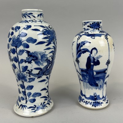 Lot 200 - TWO 19TH CENTURY BLUE AND WHITE CHINESE VASES