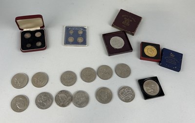 Lot 190 - VARIOUS SILVER AND METAL COINS TO INCLUE MAUNDY MONEY