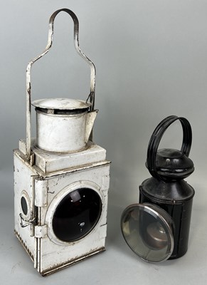 Lot 341 - TWO BRITISH RAILWAY WEST LANTERNS