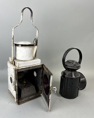 Lot 341 - TWO BRITISH RAILWAY WEST LANTERNS