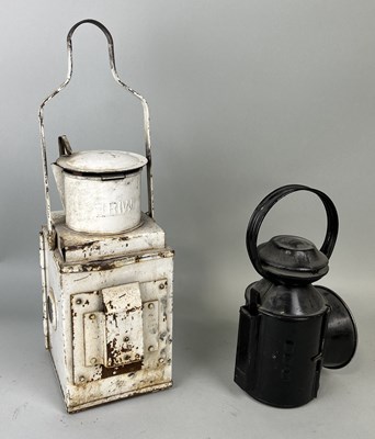 Lot 341 - TWO BRITISH RAILWAY WEST LANTERNS