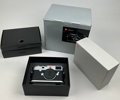 Lot 6 - A LEICA M10 SILVER CAMERA, used by Derren for...